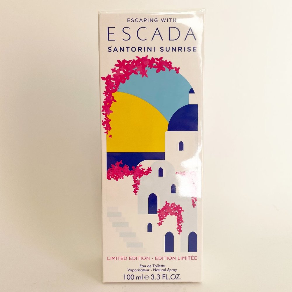 Escada Santorini Sunrise Eau de Toilette Spray 3.3 fl oz Limited Edition NIB